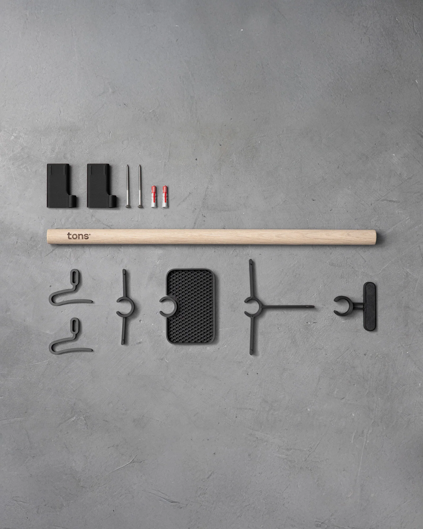 TONS BIKE RACK l B SHOES GLASSES HELMET TRAY – Image 3